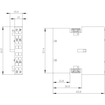 Siemens 3RH29112DA11       3RH2911-2DA11 