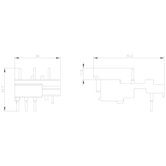 Siemens 3RA19211DA00 Verbindungsbaustein 