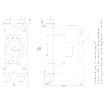 Siemens 3RV19231CA00 Isolierstoff- 
