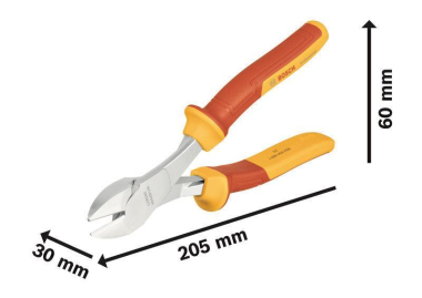 Bosch VDE Kraft-Seitenschneider 200mm 