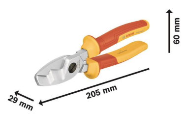 Bosch VDE Kabelschere 200mm   1600A02NF4 