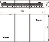 TG Modular AP Patchverteiler MPD24-HS K 