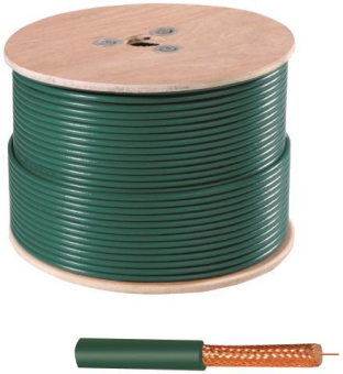 ABUS Videoleitung RG59 grün -50m  TV8602 