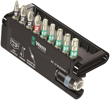 Wera 05071110001 Bits Edelstahl   BC10/9 