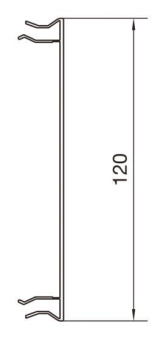Hager Brüstungsk.-Oberteil   BRA12029016 