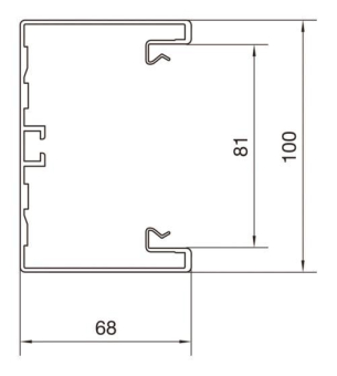 Hager Brüstungsk.Unterteil BRA6510019016 