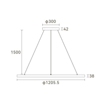 DOTLUX LED-Pendelleuchte     6917-040110 