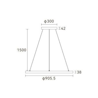 DOTLUX LED-Pendelleuchte     6916-040110 