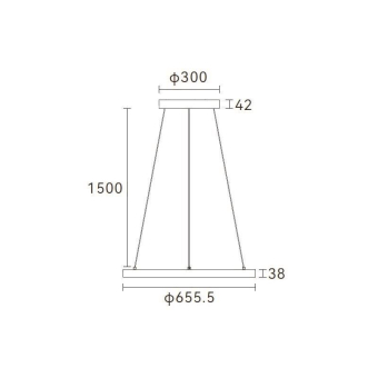 DOTLUX LED-Pendelleuchte     6915-040110 