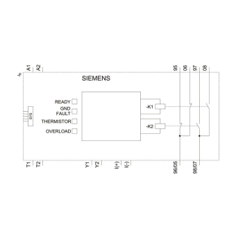 Siemens 3RB22834AA1 Auswerteeinheit 