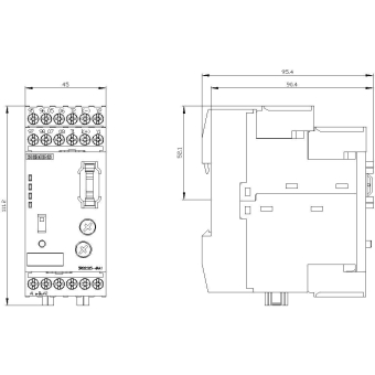 Siemens 3RB22834AA1 Auswerteeinheit 