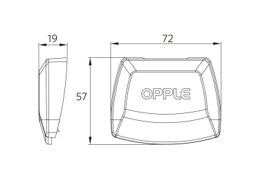 Opple Tragschiene Blind-    542098011000 