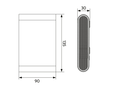 Opple LED Wandleuchte Lucia 715000006300 