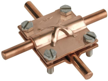 DEHN Kreuzstück St/tZn 50x50mm M6 314307 