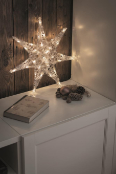 LED Acrylstern 24V Innentrafo   6110-103 