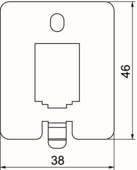 OBO DTP UH1 B Datentechnikplatte 
