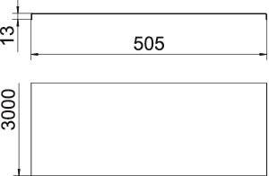 OBO DRLU 500 DD Deckel ungelocht 