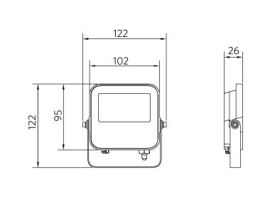 Opple LED Flood-E3 Re100    709000071700 