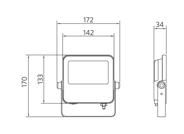 Opple LED Flood-E3 Re144    709000072800 