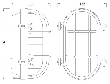 BAIL Bulkhead AHOI E27 Alu Nickel 141965 