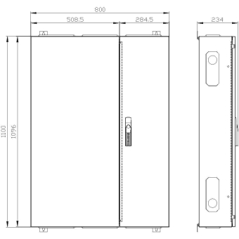 Siemens ALPHA400DIN,Wand-  8GK1112-5KK32 