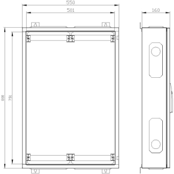 Siemens 8GK1032-3KK21 ALPHA160DIN,Wand- 