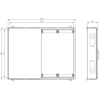 Siemens 8GK1032-3KK41 ALPHA160DIN,Wand- 