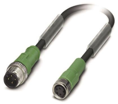 Phoenix       SAC-4P-M12MS/0,3-PUR/M 8FS 