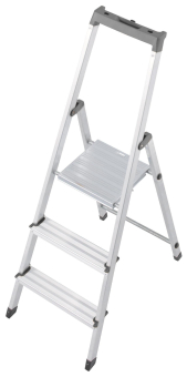 KRAU SOLIDY Alu-Leiter 3 Stufen   126214 