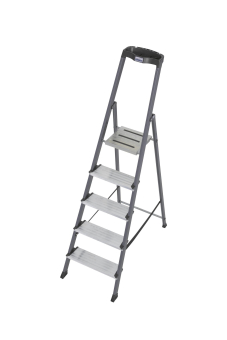 KRAU SECURO-Alu-Leiter 5 Stufen   126436 