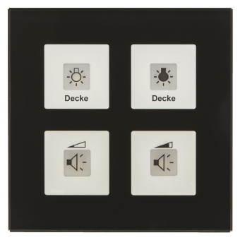 MDT BE-GTT4S.01 Glastaster 4fach Plus 