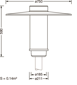 Siteco Litepole 2          5XA5425EF14HP 