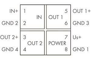 WAGO 857-424 Trennverstärker,Strom-und 
