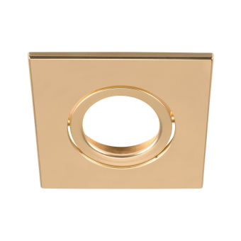 SLV Abdeckring gold matt eckig   1007194 