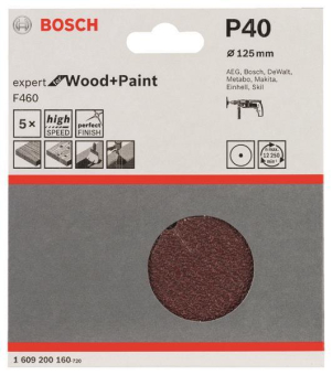 Bosch 5Schleifblatt Papier    1609200160 
