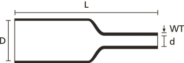 Hellermann MU47-115/34-PO-X-BK 1m 