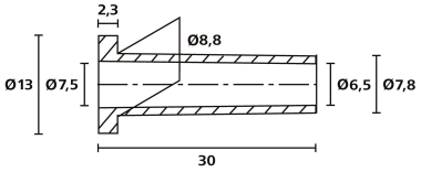 Hellermann HV2210-PVC-FR-BK(1000) 