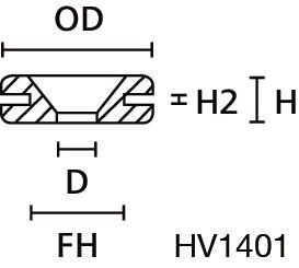 Hellermann HV1401-PVC-FR-BK(1000) 