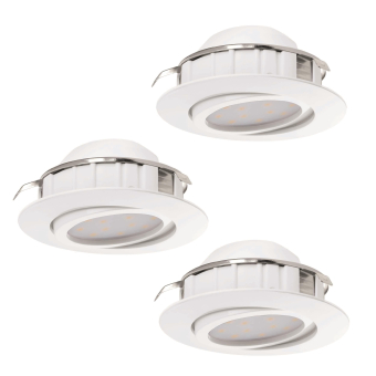 EGLO SET 3xLED-Einbauspot D:84     95851 