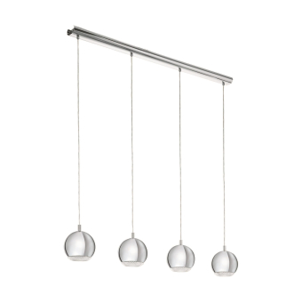 EGLO Hängeleuchte/4 GU10-LED Chrom 95912 