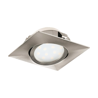 EGLO LED-Einbauspot 84x84 Nickel-  95843 