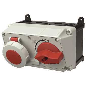 Mennekes 32A5P 6H400V Wanddose DUO  7636 