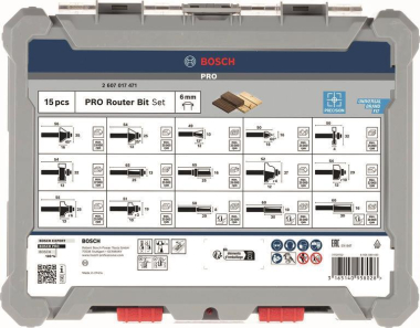 Bosch 2607017471 15tlg   15 TLG MIXED FR 