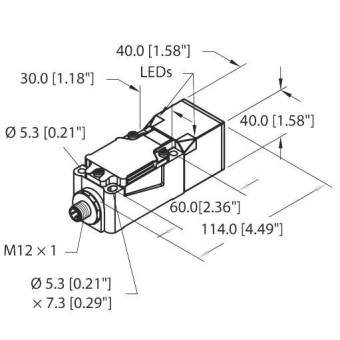 Turck Induktiver  NI40U-CP40-VP4X2-H1141 