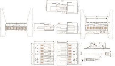 DOTLUX Einspeiser f.LINEAclick      4230 