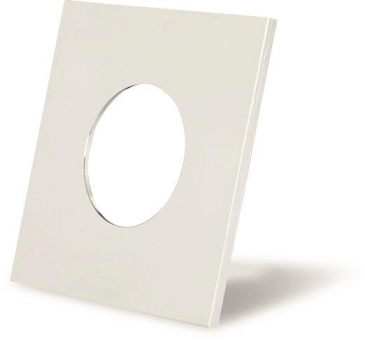 DOTLUX Zierring eckig chrom         3435 