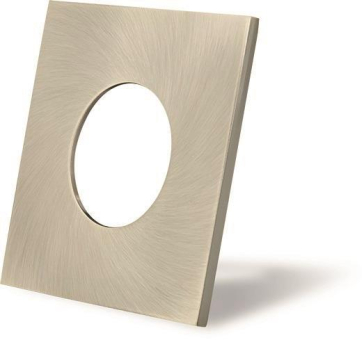 DOTLUX Zierring eckig Messing antik 3433 