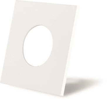 DOTLUX Zierring eckig weiß matt     3431 