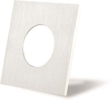 DOTLUX Zierring eckig Alu gebürstet 3437 