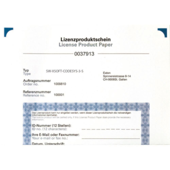 EATON SW-XSOFT-CODESYS-3-S        171886 